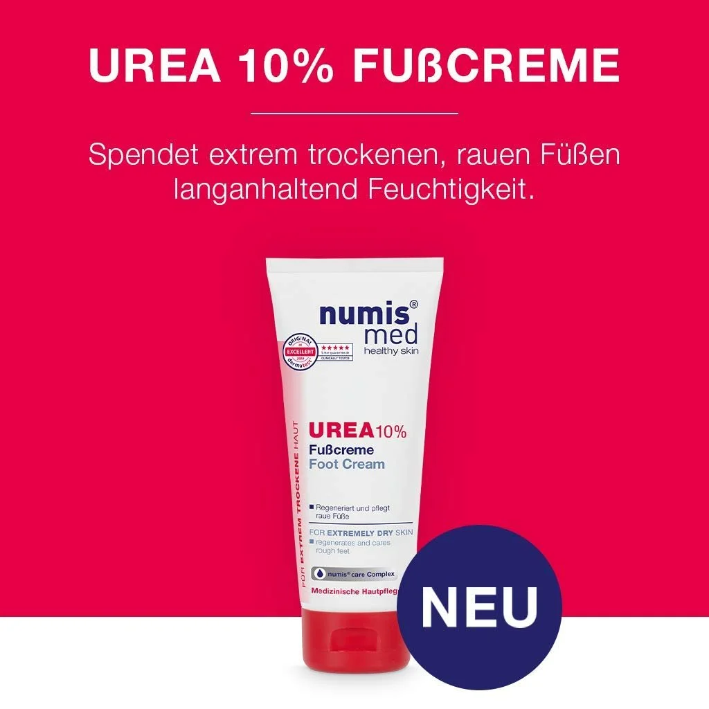 Крем для ног numis med 10% Urea 100 мл, фото №3 Крем для ног numis med 10% Urea 100 мл, фото №3