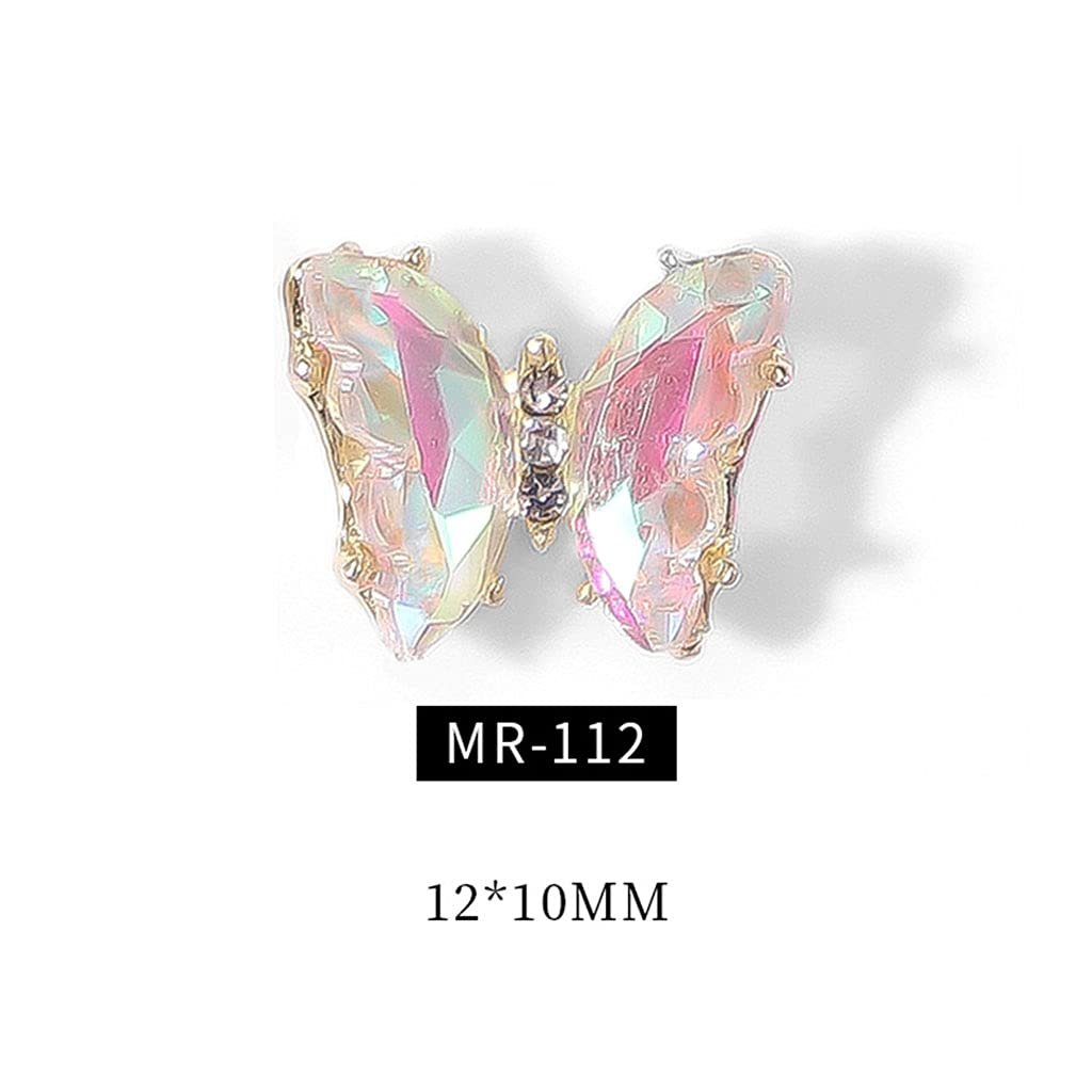 Набір 3D страз для нігтів Метелик, прикраси для манікюру, телефонів, ювелірних виробів, фото №9