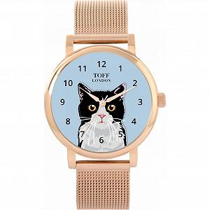 Купити Жіночий годинник Toff London Голова чорно-білого кота, корпус 38 мм, 3 атм, водонепроникний, кварцовий механізм, - Фото 1 Жіночий годинник Toff London Голова чорно-білого кота, корпус 38 мм, 3 атм, водонепроникний, кварцовий механізм, - Фото 1