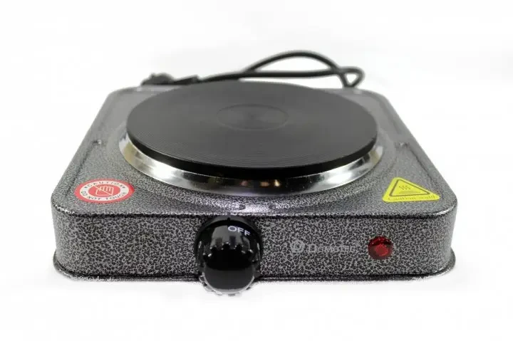 Электрическая настольная плита 1 конфорка Domotec 5821MS с дисковым теном 1кВт 5 режимов нагрева KIVI, фото №1 Электрическая настольная плита 1 конфорка Domotec 5821MS с дисковым теном 1кВт 5 режимов нагрева KIVI, фото №1