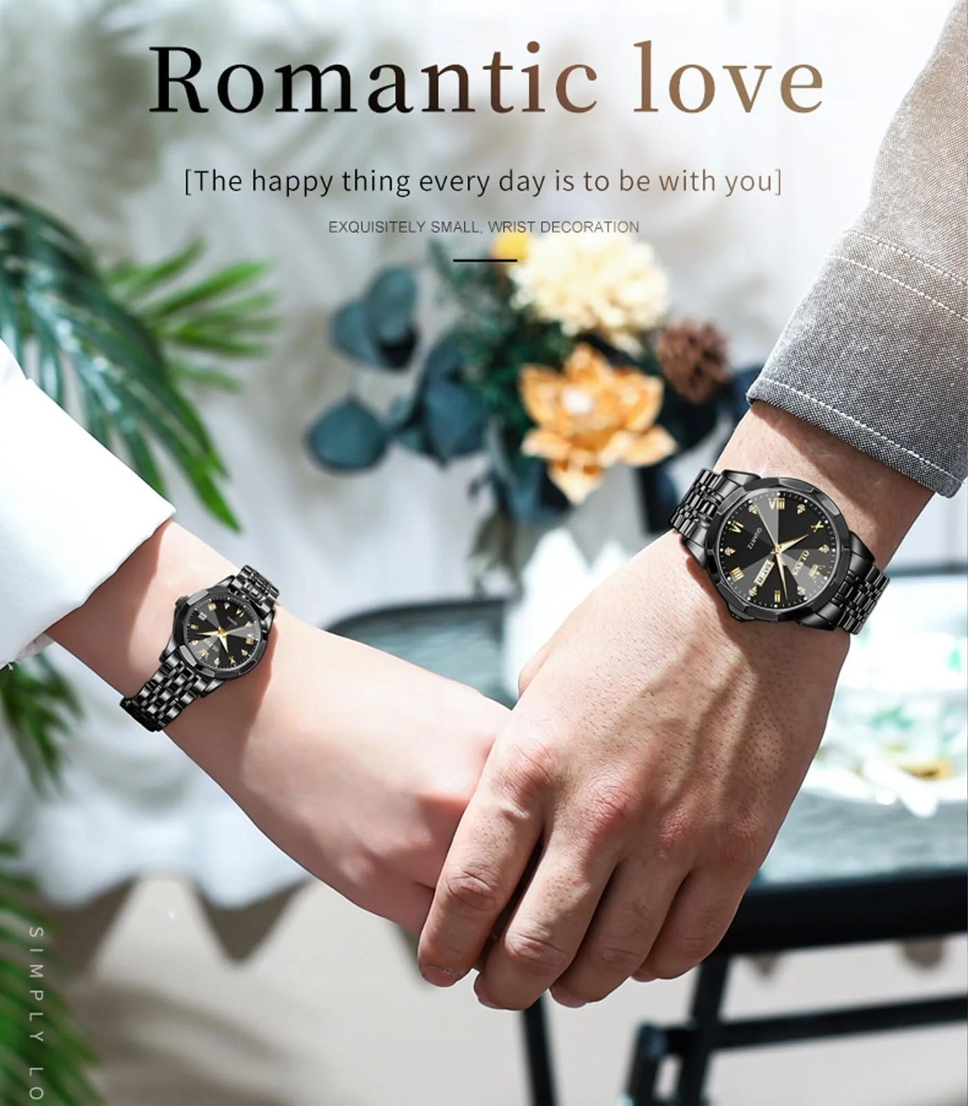 Годинник кварцовий OLEVS Парний Люмінесцентний Календар Дата Водонепроникний, фото №2 Годинник кварцовий OLEVS Парний Люмінесцентний Календар Дата Водонепроникний, фото №2