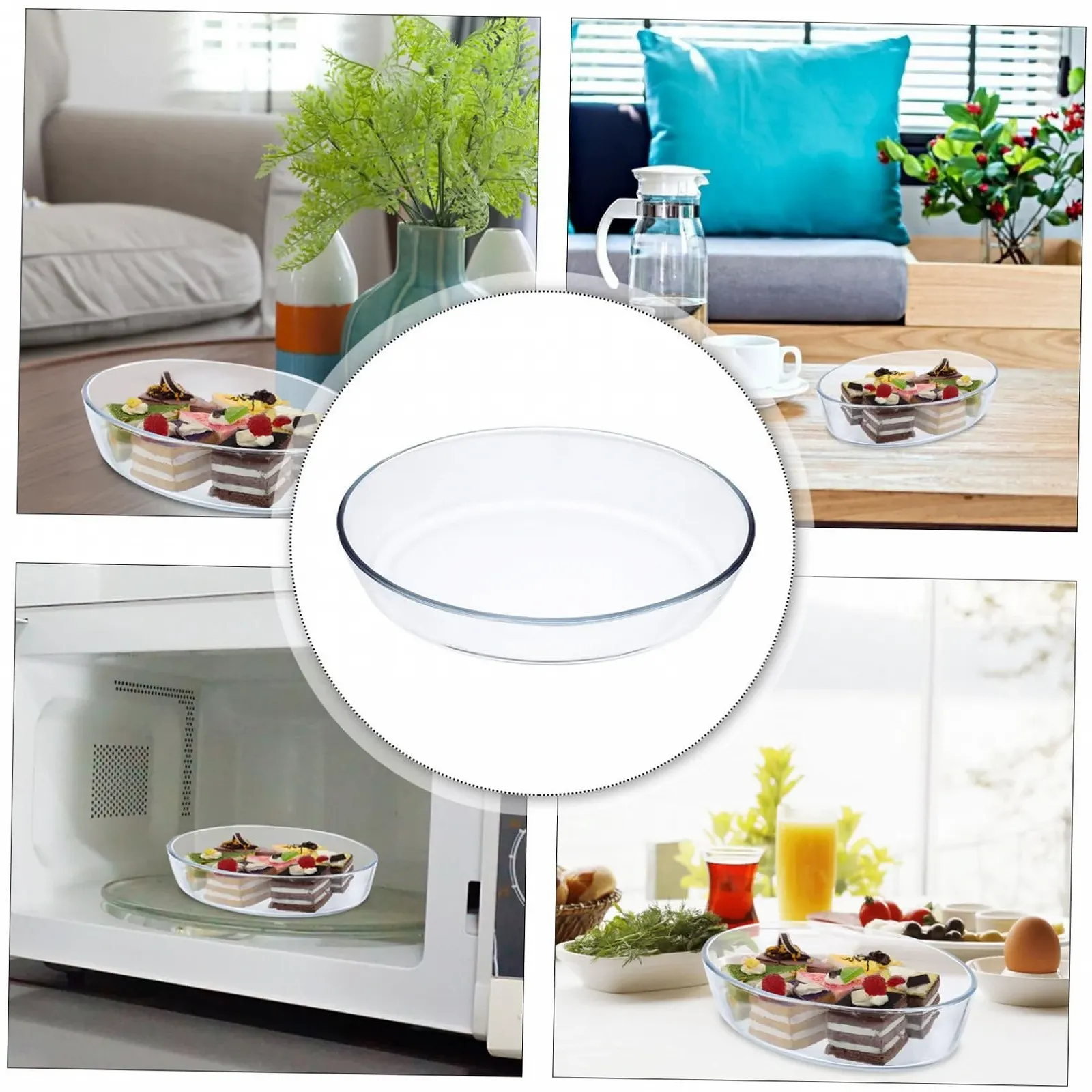 Форма для запікання скляна термостійка 1 штука, фото №7