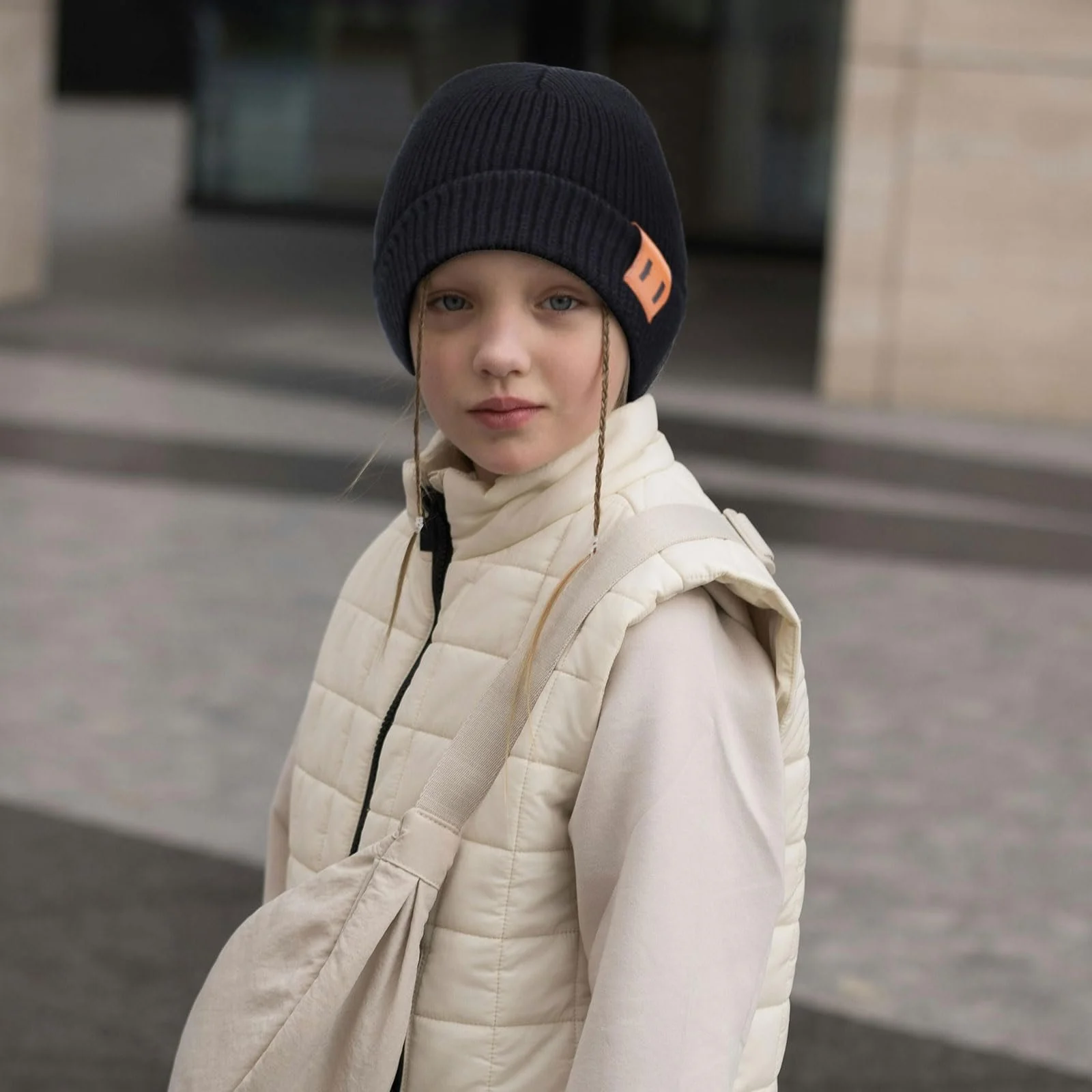 Шапка TUONYIS Вязаная Термошапка Осенняя Зимняя Мягкие манжеты Классическая Изолированная Шерстяная Шапка с конвертами Черный, фото №5 Шапка TUONYIS Вязаная Термошапка Осенняя Зимняя Мягкие манжеты Классическая Изолированная Шерстяная Шапка с конвертами Черный, фото №5