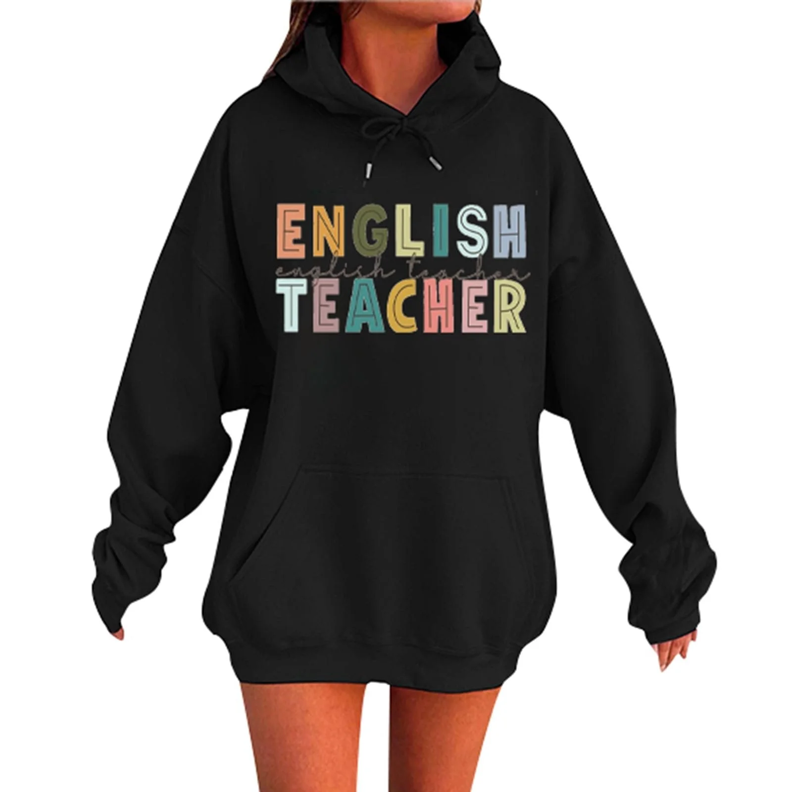 Худи Bermantel С Карманом, Градиент, Свободный Крой, Толстовка, Капюшон, Шнурок, фото №1