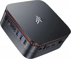 Міні ПК NiPoGi AK1PLUS / Intel Processor N100 / RAM 12GB / SSD 256GB / 2 x HDMI / LAN / Wi-Fi 6 / Bluetooth 5.2 / Windows 10 / Чорний synthetic.ua - Фото 1