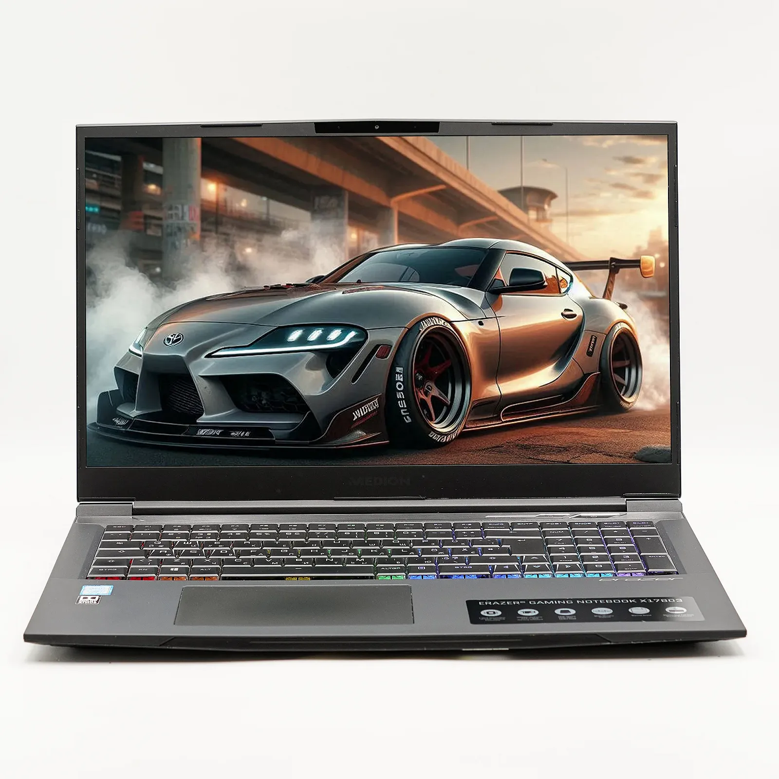 Ігровий ноутбук 17,3" Medion (Lenovo Group) Erazer X17803 Intel Core i7-9750H RAM 16 ГБ SSD 512 ГБ + HDD 1ТБ Nvidia RTX 2060 144Гц Win10 (4098), фото №1