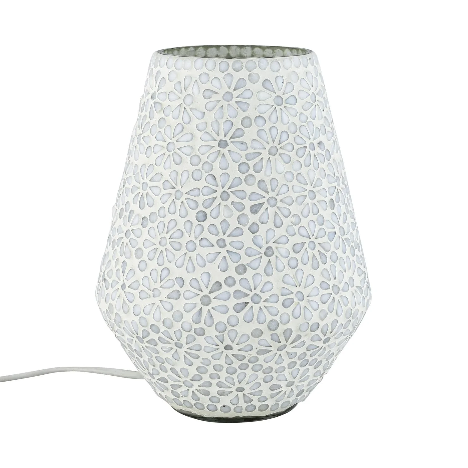 Настільна лампа Marrakech Fikus -1 бохо декоративна 24 см мозаїка E27, фото №8