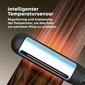 Выпрямитель для волос REVAMP Hydro Shield X Shine керамический с длинными пластинами и 4 ионными насадками synthetic.ua - Фото 1