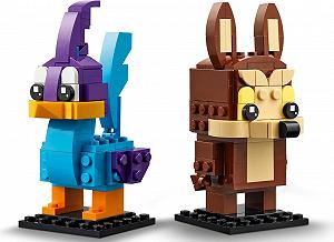 Детские конструкторы LEGO BrickHeadz Лего Дорожный бегун и Хитрый койот 40559 synthetic.ua - Фото 1