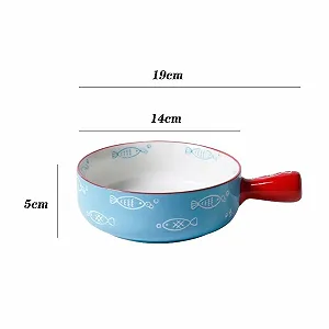 Форма для запекания керамическая с одной ручкой порцеляновая synthetic.ua - Фото 1