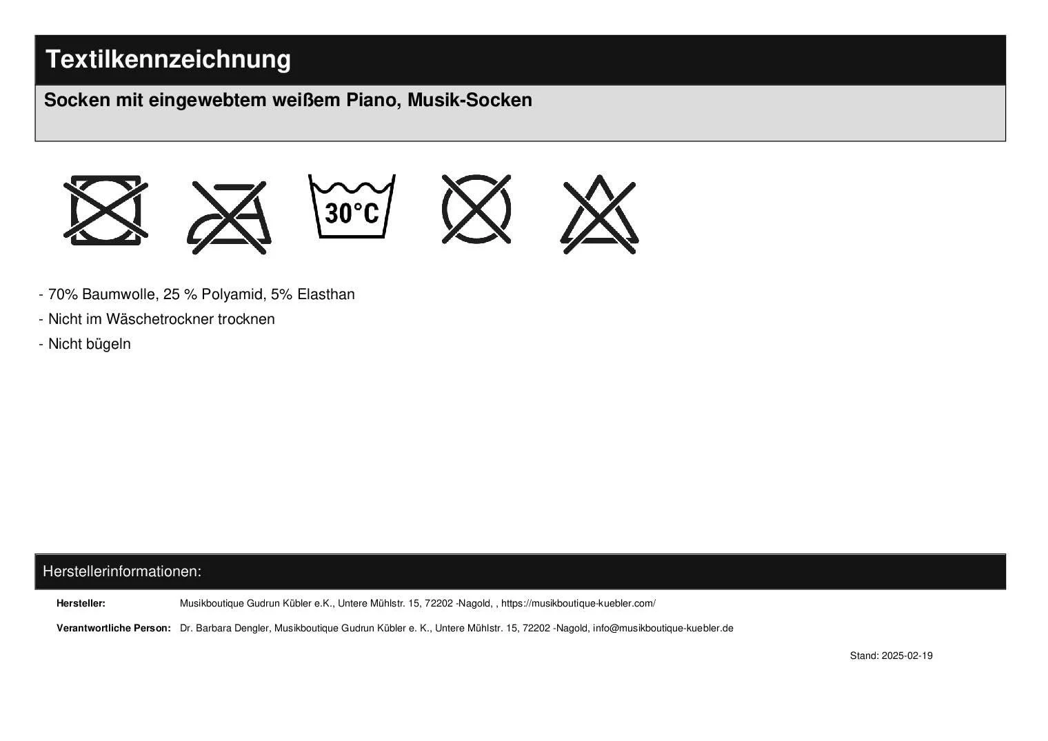 Шкарпетки Музичні Ткані Piano Black & White Edition Пара, фото №3