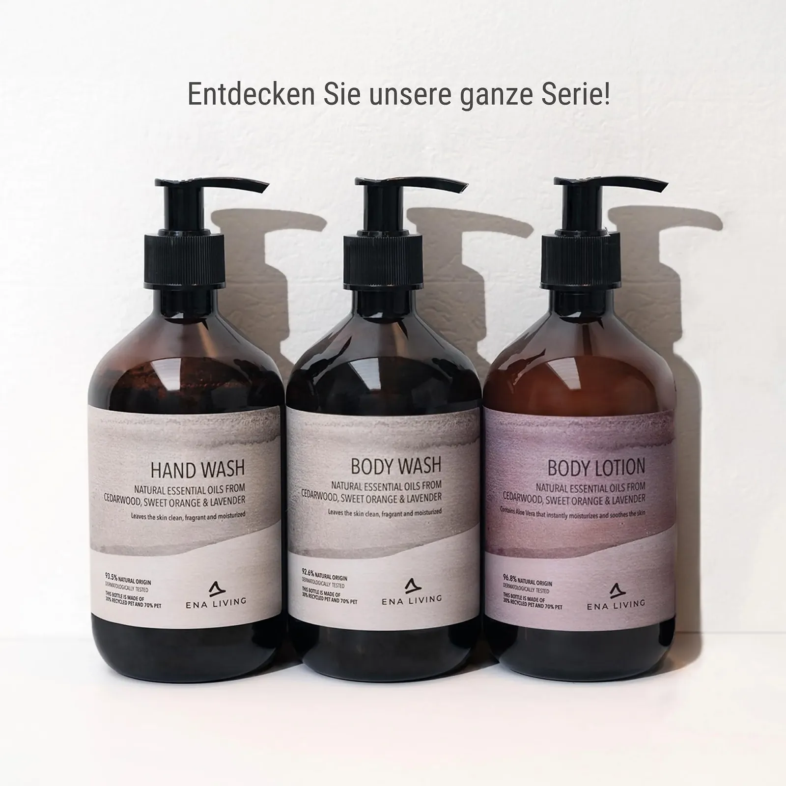 Лосьйон для тіла ENA Living у диспенсері - 500 мл з лавандою, апельсином і кедровим деревом, фото №7 Лосьйон для тіла ENA Living у диспенсері - 500 мл з лавандою, апельсином і кедровим деревом, фото №7