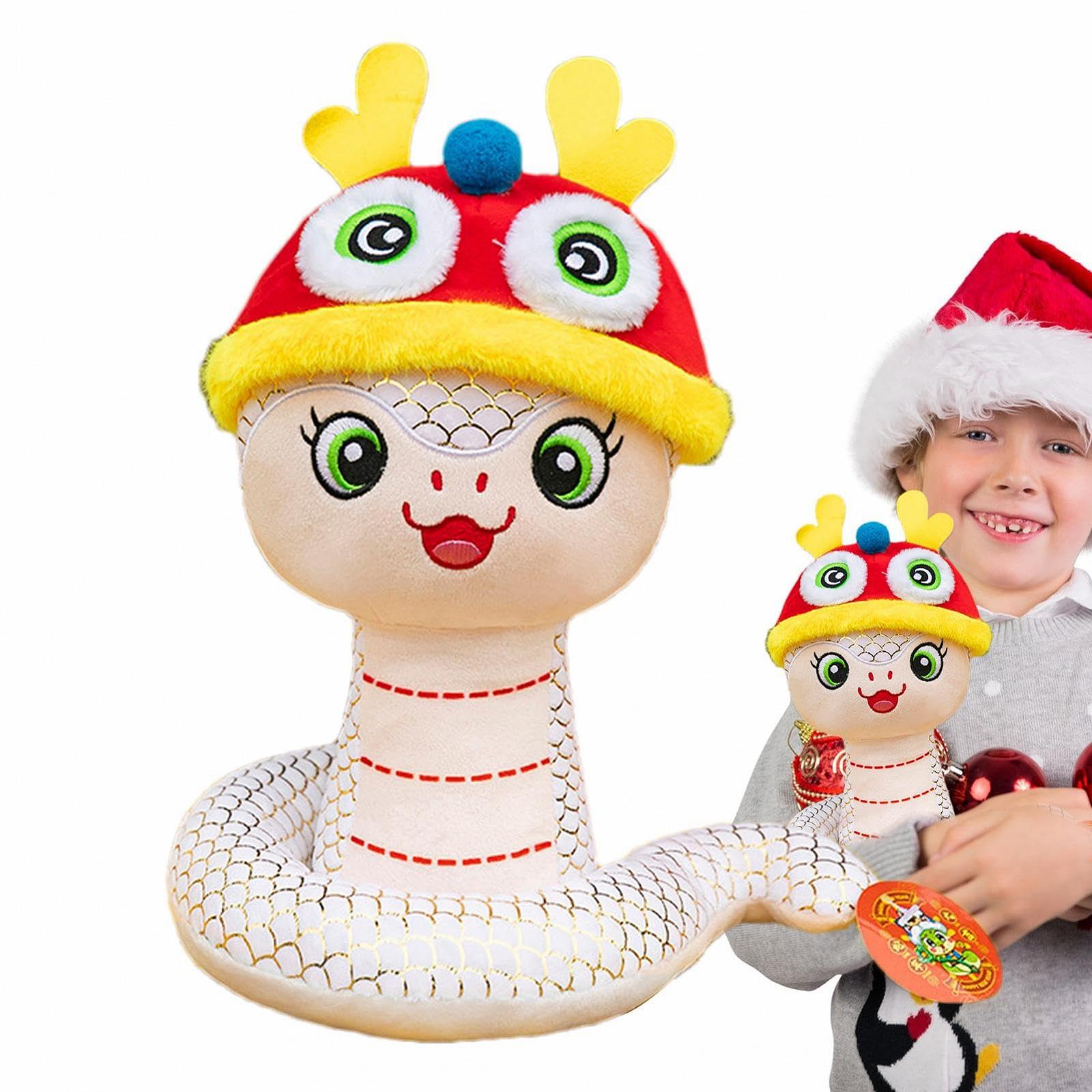 Кукла Плюшевая Змея 11-дюймовая Китайский стиль, фото №1 Кукла Плюшевая Змея 11-дюймовая Китайский стиль, фото №1