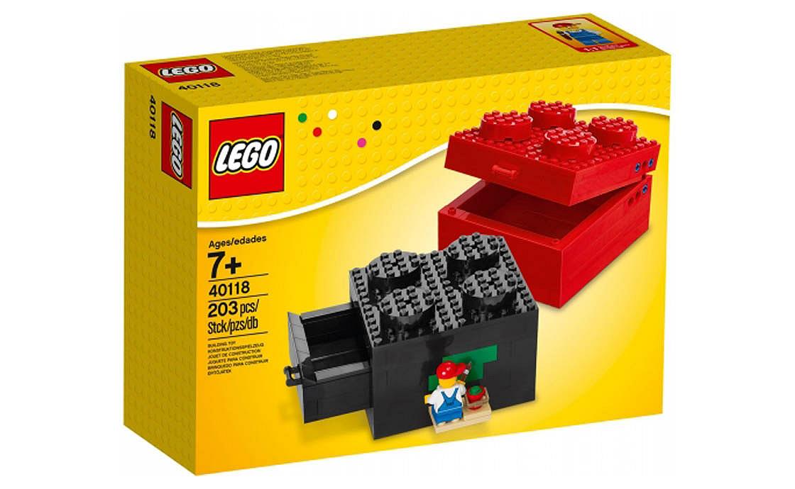 Конструктор Лего LEGO Accessories Ящики в виде кубиков 2х2 (40118), фото №1