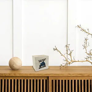 Скарбничка Bike Bank Дерев'яна з написом та мотоциклом synthetic.ua - Фото 1