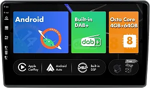 Штатная автомагнитола BXLIYER для Fiat Ducato/Citroen Jumper/Peugeot Boxer / 9" / Сенсорная / 4/64Гб / Android 13 / Apple CarPlay / Android Auto / Bluetooth / WI-FI / GPS / DAB+ - Фото 1