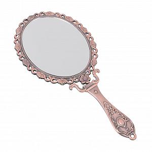 Зеркало Angoily Antique Makeup Folding Handle Европейский стиль Путешествия Цинковый сплав - Фото 1