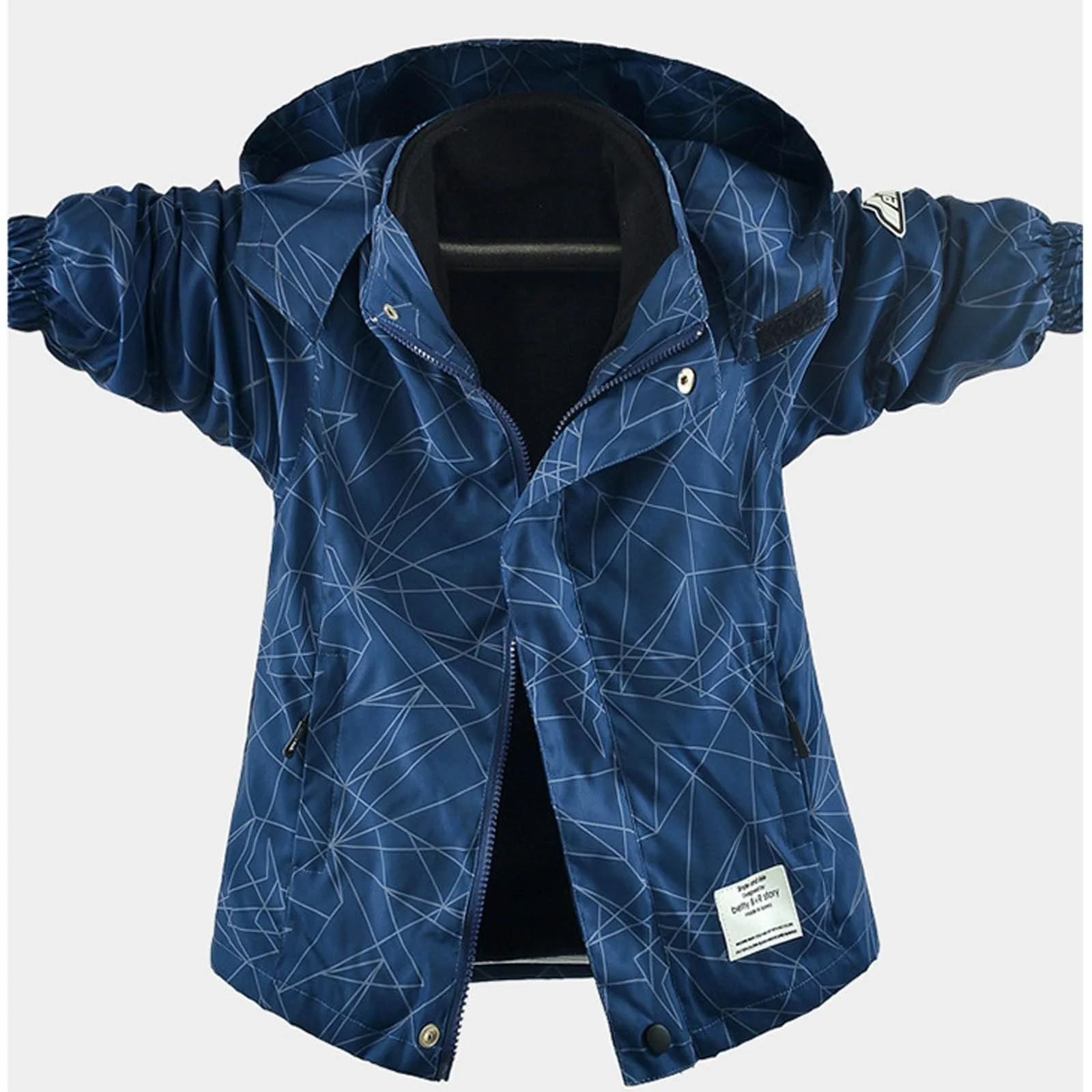 Куртка вітронепроникна з принтом Generisch для хлопчиків (до 15 років), фото №4 Куртка вітронепроникна з принтом Generisch для хлопчиків (до 15 років), фото №4