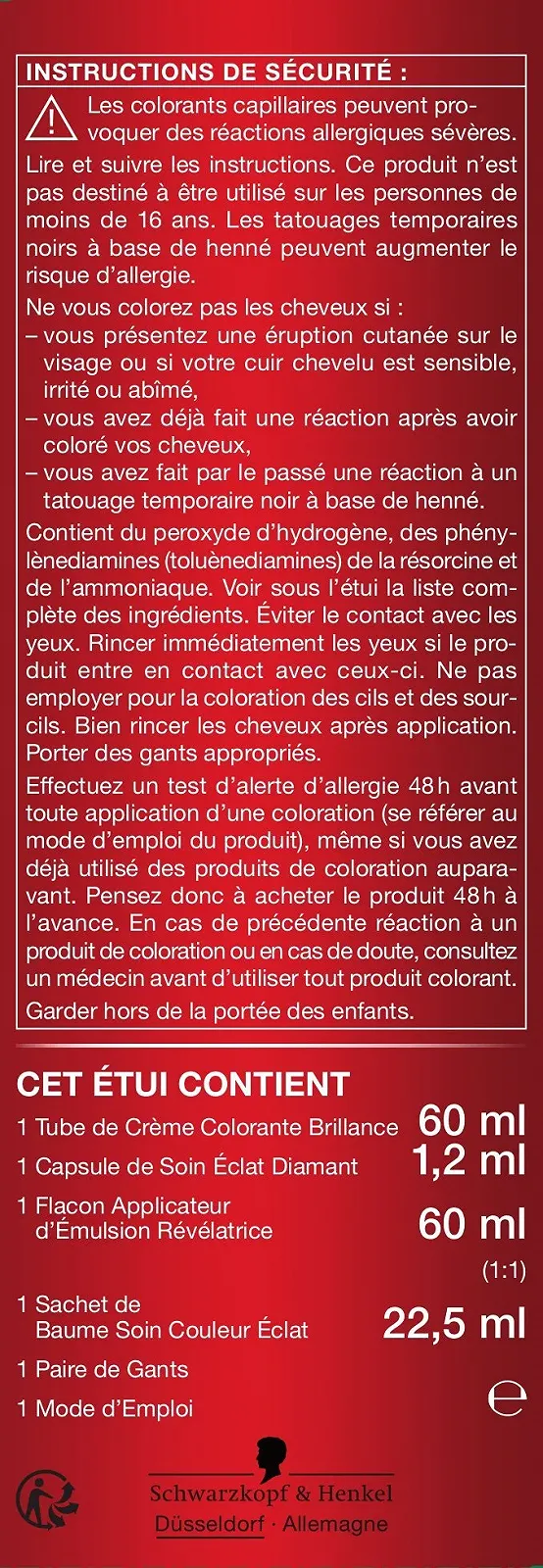 Краска для волос Schwarzkopf Brillance 891 Noir Bleut, фото №6 Краска для волос Schwarzkopf Brillance 891 Noir Bleut, фото №6