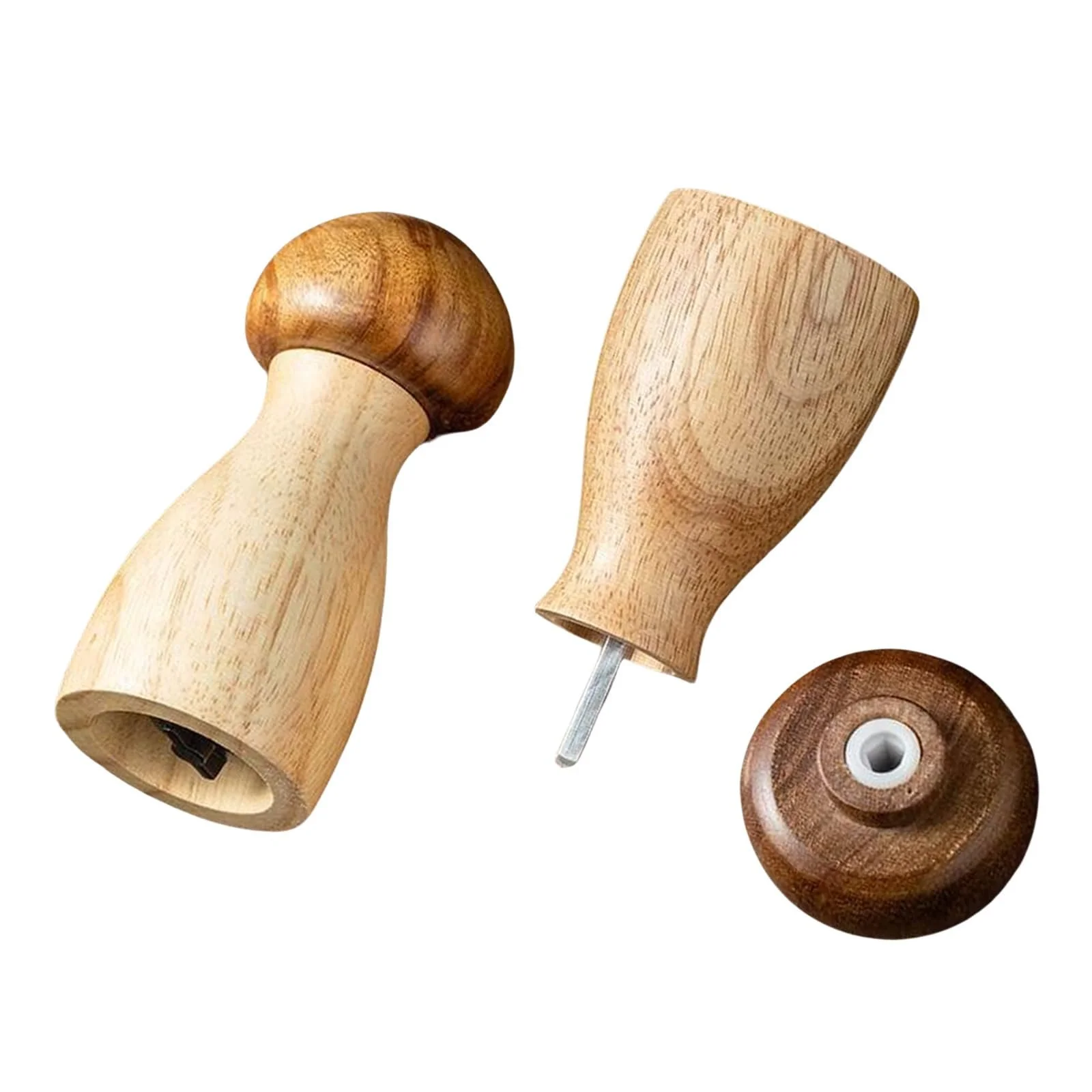 Ручний млин Дерев'яна Регульована грубість помелу Сіль та перець Натуральне дерево, фото №1 Ручний млин Дерев'яна Регульована грубість помелу Сіль та перець Натуральне дерево, фото №1