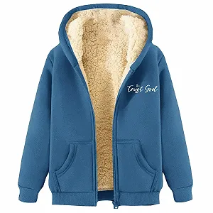 Женская куртка Teddy GFPGNDFHG, повседневная толстовка, теплая пушистая с длинными рукавами, зимняя свободная с карманом, теплая флисовая куртка, плюшевая толстовка осень-зима synthetic.ua - Фото 1