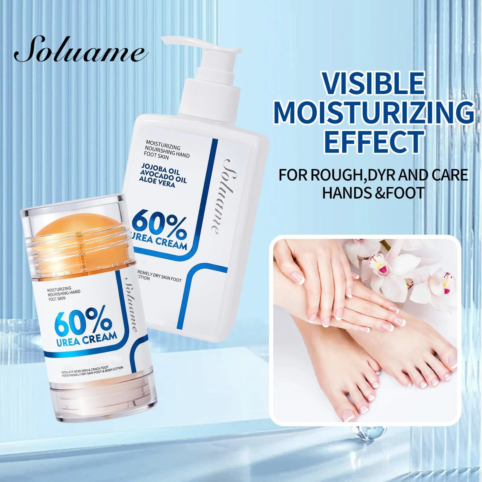 Лосьон для тела и крем для ног Urea 60% + Salicylic Acid 2% Набор, фото №3