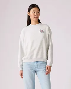 Жіночий світшот LEVIS GR EVERYDAY CREW SOFT Hibiscus - XXS synthetic.ua - Фото 1