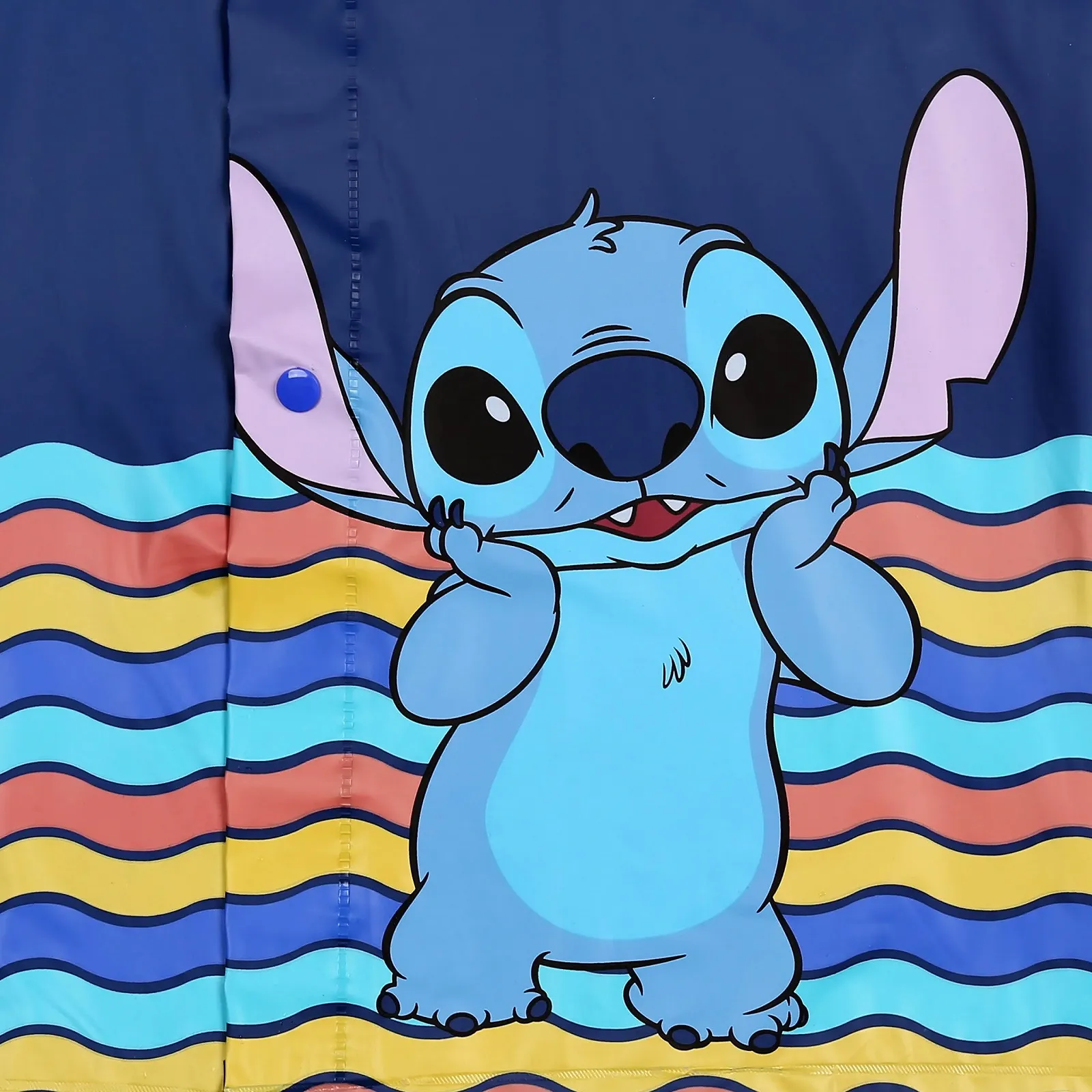 Дощовик з капюшоном DISNEY Stitch Navy для хлопчиків, фото №5