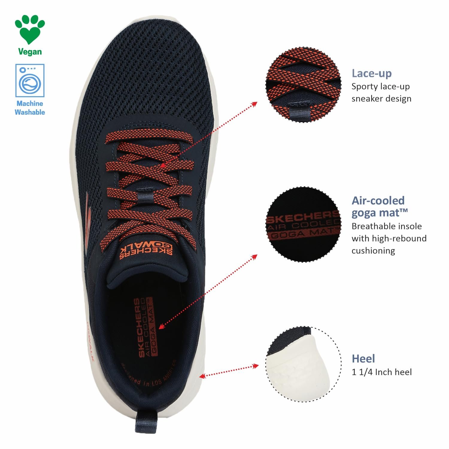 Кросівки Skechers Go Walk Flex жіночі, фото №5