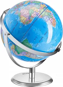 Інтерактивний глобус VEVOR / 228 мм / 2 Режими (Карта+Нічник) / Навчальний / Білий ціна на synthetic.ua - Фото 1 Інтерактивний глобус VEVOR / 228 мм / 2 Режими (Карта+Нічник) / Навчальний / Білий synthetic.ua - Фото 1