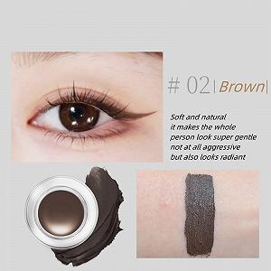 гель-крем для бровей с кистью Brown synthetic.ua - Фото 1