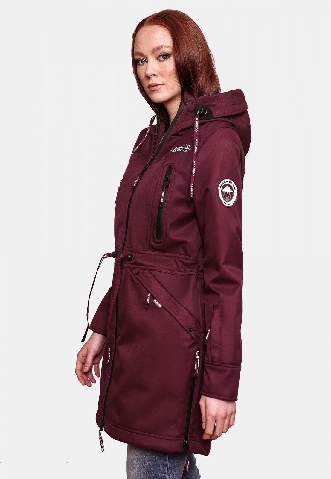 Женская функциональная куртка Softshell MARIKOO B886 водоотталкивающая с теплым флисом Teddy, фото №8