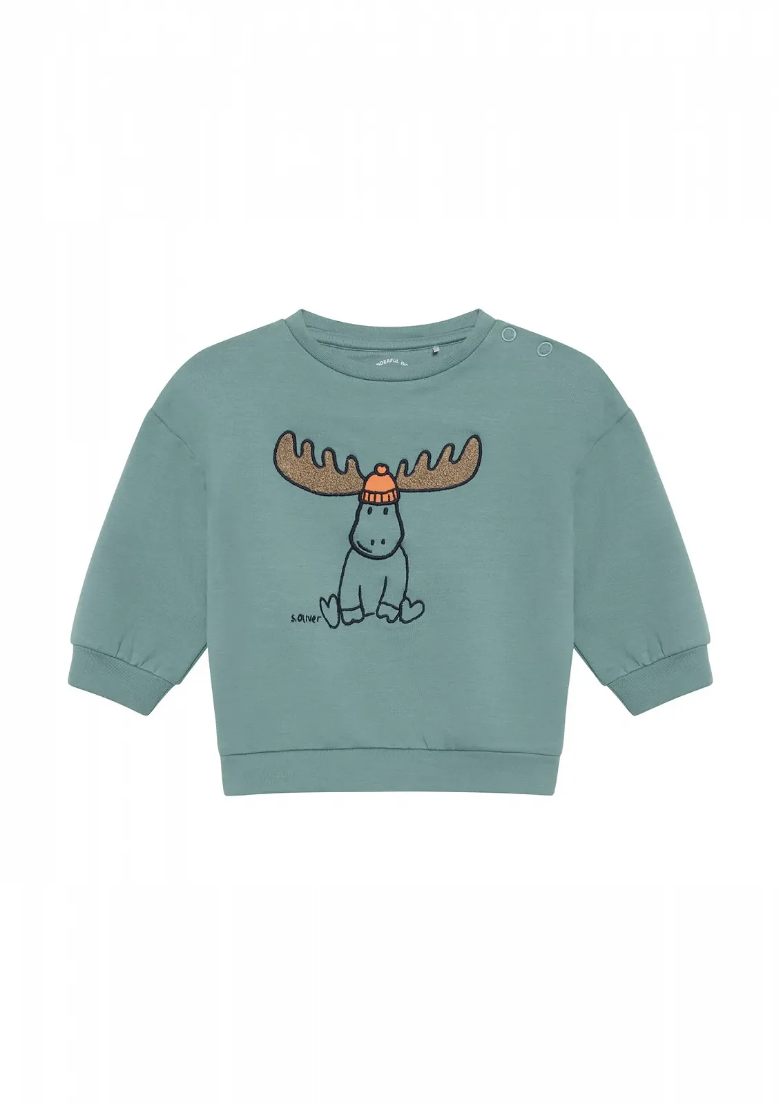 Толстовка s.Oliver з принтом та вишивкою, фото №1