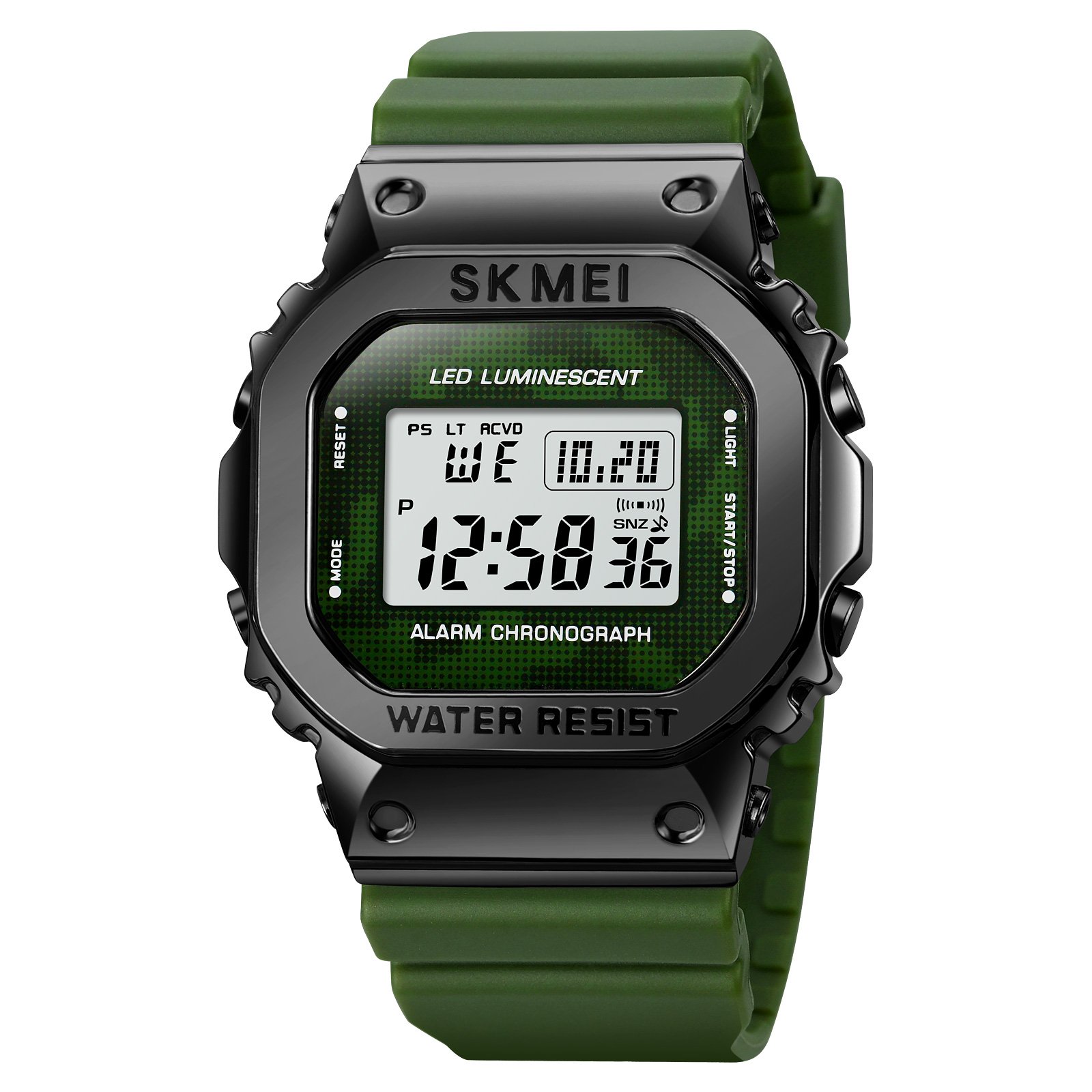 Годинник Skmei 1851AG Army Green, фото №1