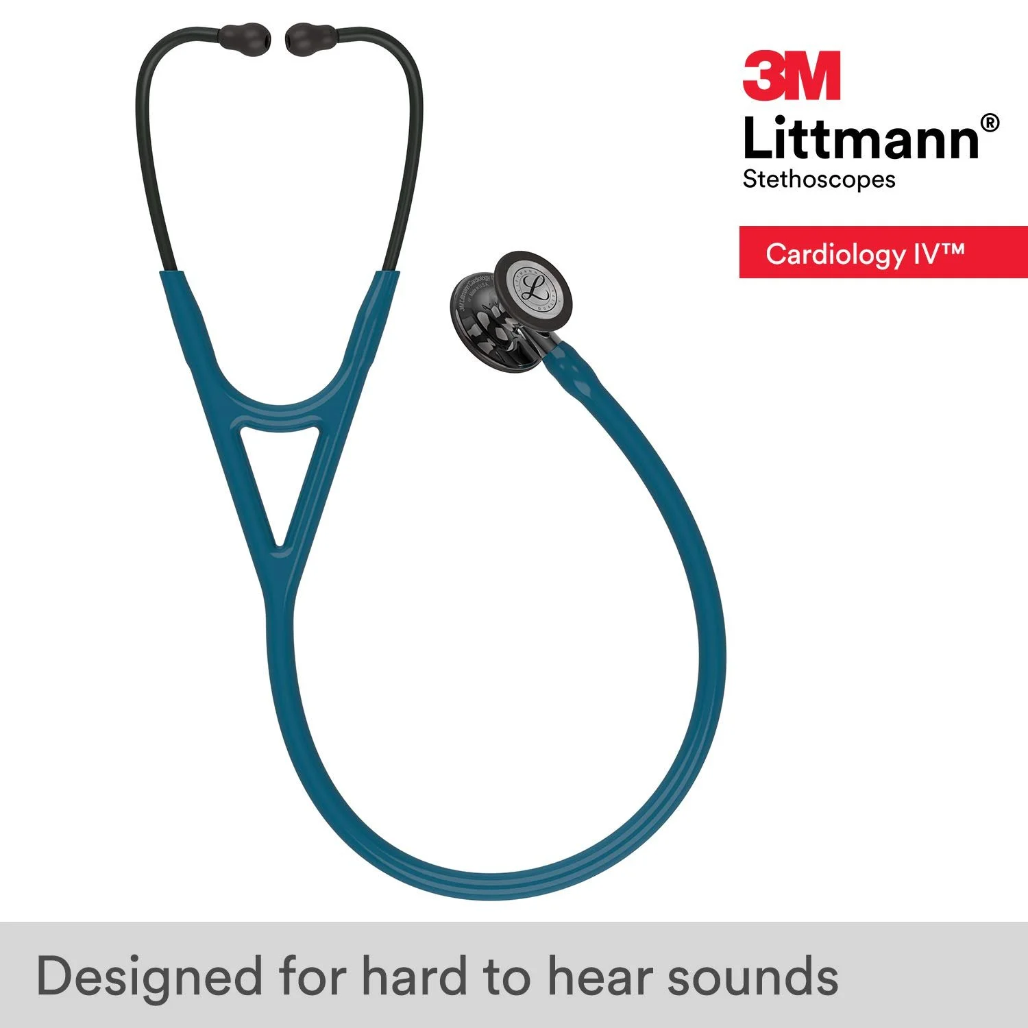 Стетоскоп 3M Littmann Classic IV 69см Лазурний, фото №2