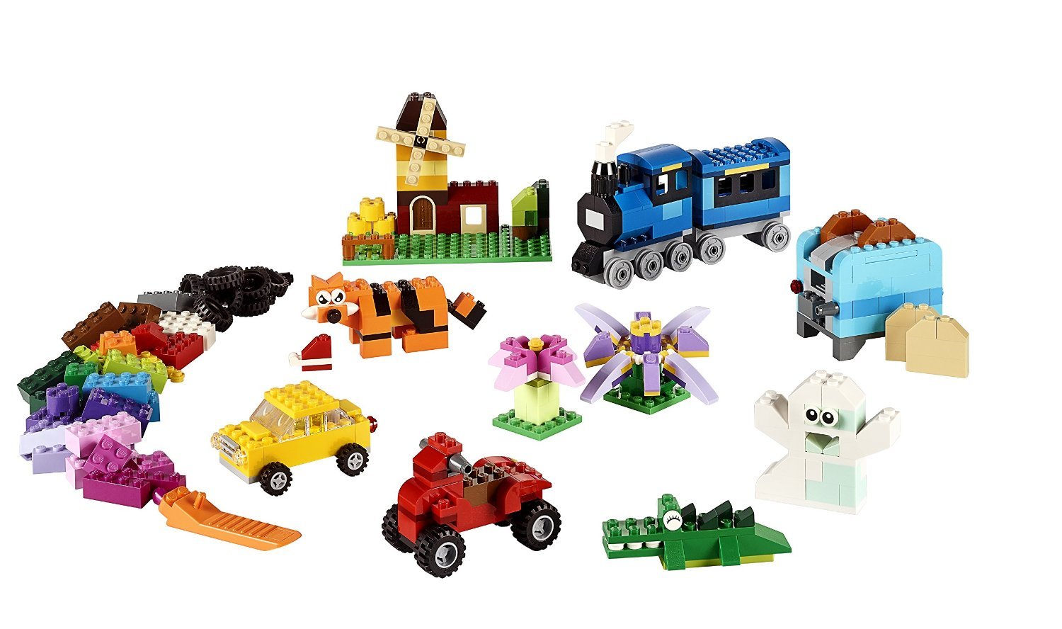 Конструктор Lego Classic 10696 10700 Блоки для Будівництва + Зелені Основи, Набір з 2, фото №3