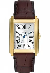 Купить Часы FOSSIL Carraway Мужские, кварцевый механизм с тремя стрелками, кожаный или браслет из нержавеющей стали - Фото 1 Часы FOSSIL Carraway Мужские, кварцевый механизм с тремя стрелками, кожаный или браслет из нержавеющей стали - Фото 1