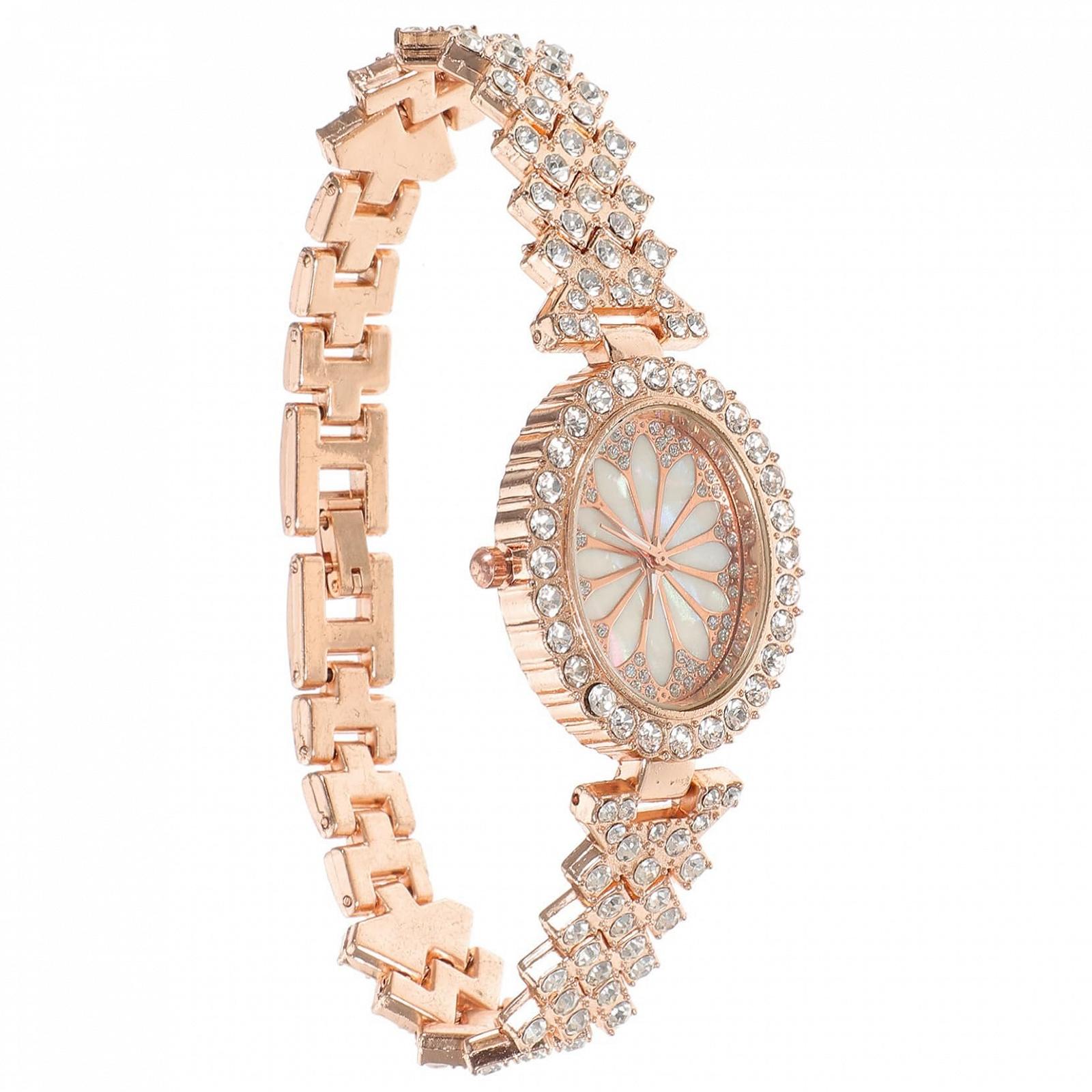 Жіночий годинник PartyKindom, жіночий, декоративний, металевий, рожевий, фото №1 Жіночий годинник PartyKindom, жіночий, декоративний, металевий, рожевий, фото №1