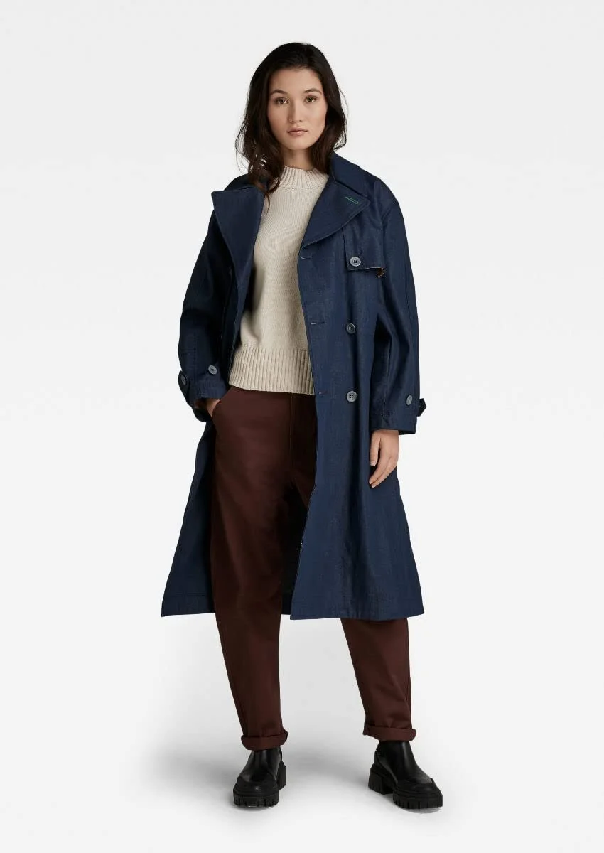 Тренч G-STAR RAW High Жіночий, фото №6 Тренч G-STAR RAW High Жіночий, фото №6