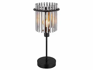 Настільна лампа Smoked Glass Rods 37.5 см Black - Фото 1