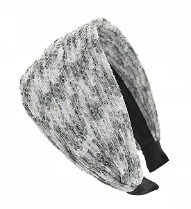 Обруч на голову Axy Широкая Серия HR32C Серый - Фото 1