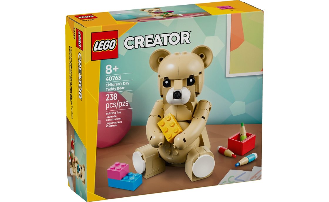Конструктор Лего LEGO Creator Плюшевий ведмедик до Дня дітей (40763), фото №1