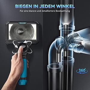 Эндоскоп Ralcam 6.2 mm с камерой, 360°, 1280 x 720, с 6 LED, IP67 водонепроницаемый, 1 m synthetic.ua - Фото 1