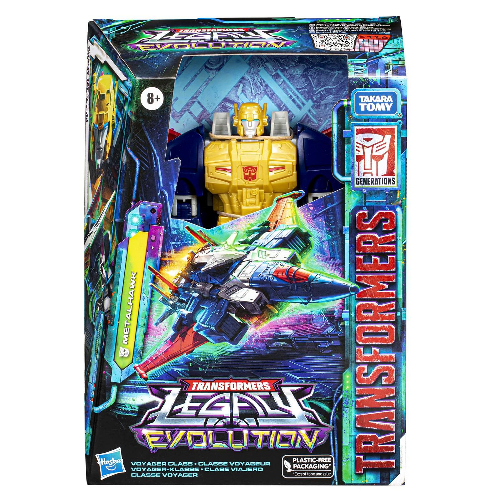 Фігурка Transformers Legacy Evolution Voyager Class Metalhawk 17,5 см, фото №2