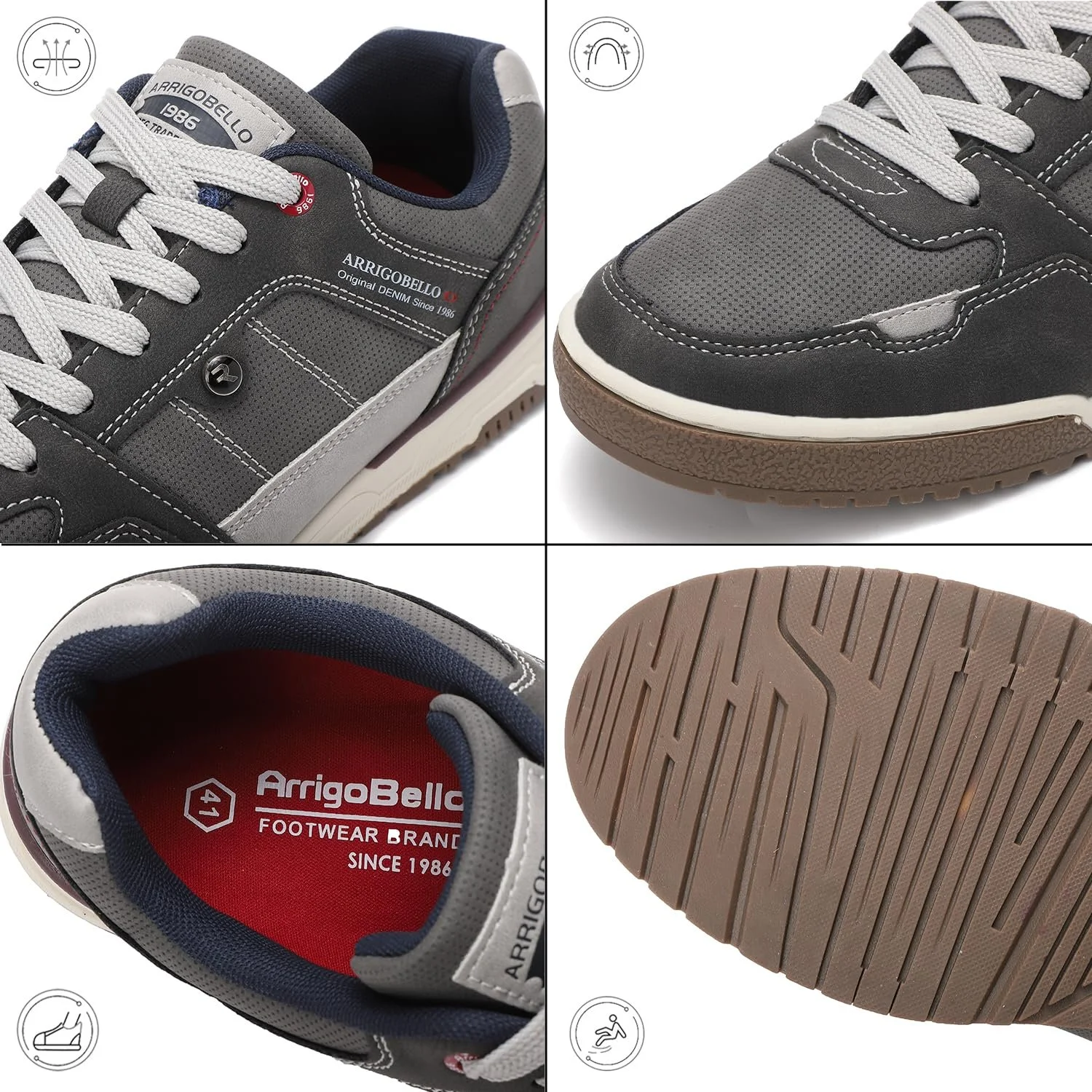 Кросівки ARRIGO BELLO Чоловічі, Повсякденні, Робочі, Легкі, для Прогулянок, фото №4