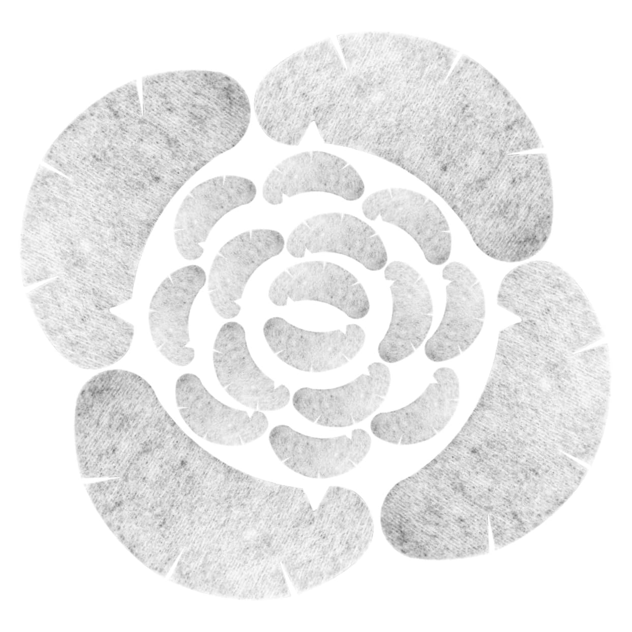 Косметический студийный набор: щетка для бровей, пинцет, средство для снятия макияжа Angoily, волоконные патчи (200 шт.), фото №7 Косметический студийный набор: щетка для бровей, пинцет, средство для снятия макияжа Angoily, волоконные патчи (200 шт.), фото №7