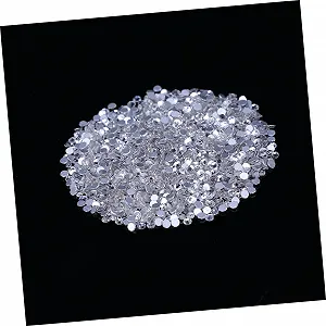 Стразы 2880 шт. для украшения ногтей, ювелирных изделий и декорирования мобильных телефонов, белые кристаллы для творческих проектов и сверкающих дизайнов synthetic.ua - Фото 1