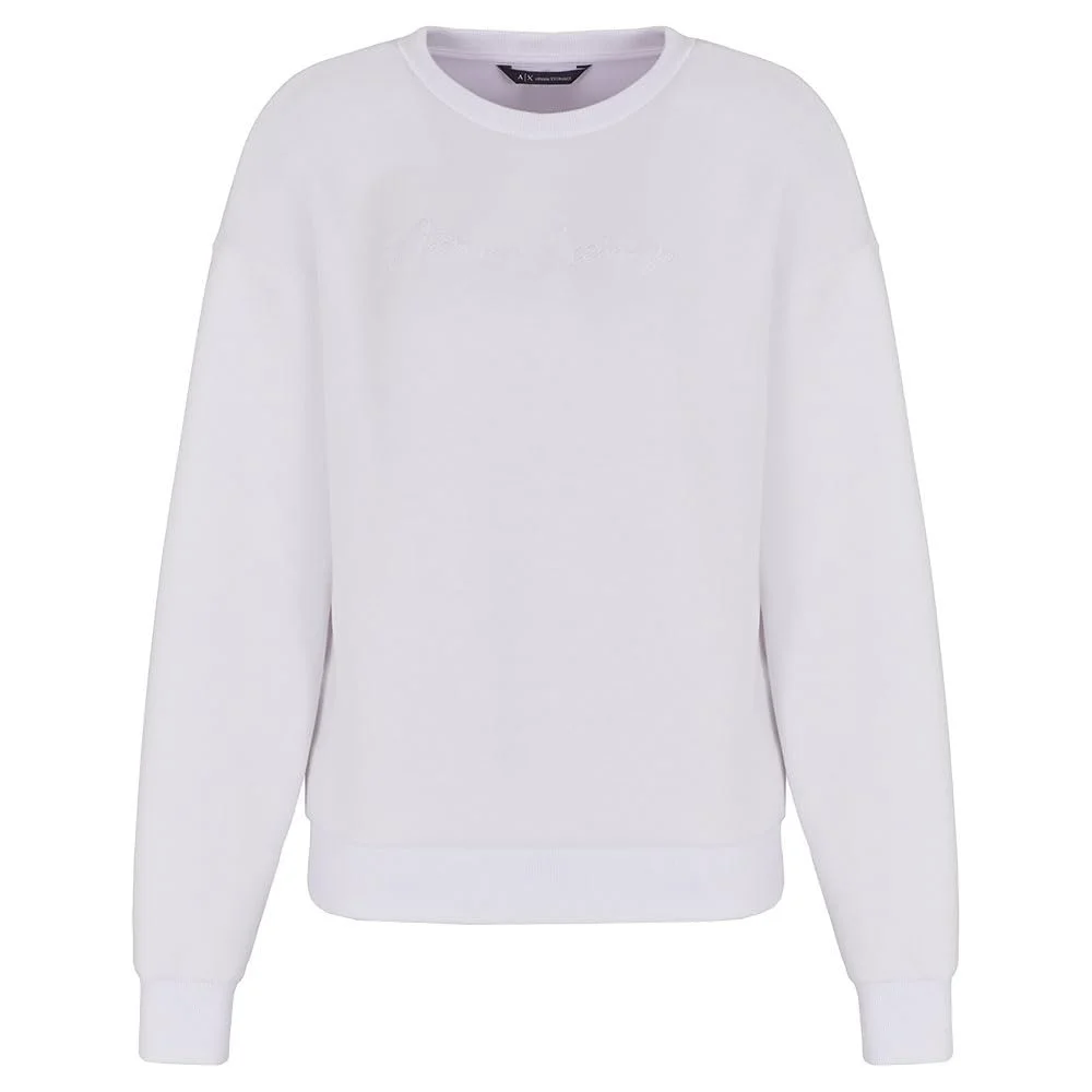 Жіночий світшот Armani Exchange Signature Logo Crewneck, фото №1