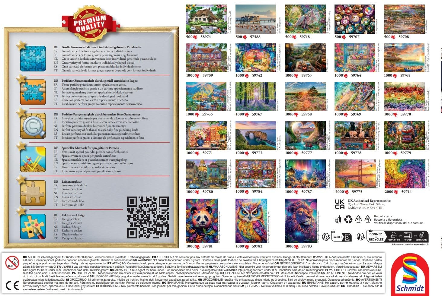 Пазл Schmidt Spiele 58977 Italian Fresco 500 деталей, фото №6