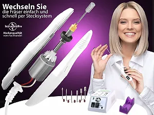 Прибор для ухода за ногами Pedicure Grinder Easy Manicure для дома 20 000 оборотов в минуту для начинающих с гигиенической сумкой synthetic.ua - Фото 1